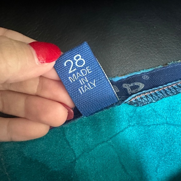 OHDD Save The Queen Avante Garde Steam Punk Denim & Suede Leather Skirt Sz Small - Picture 8 of 9